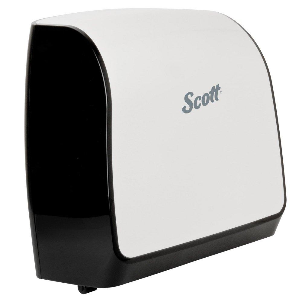 Scott&reg; White Manual Hard Roll Towel Dispenser 