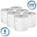Scott® White Hard Roll Towel in Grey and White (Case of 6) 
