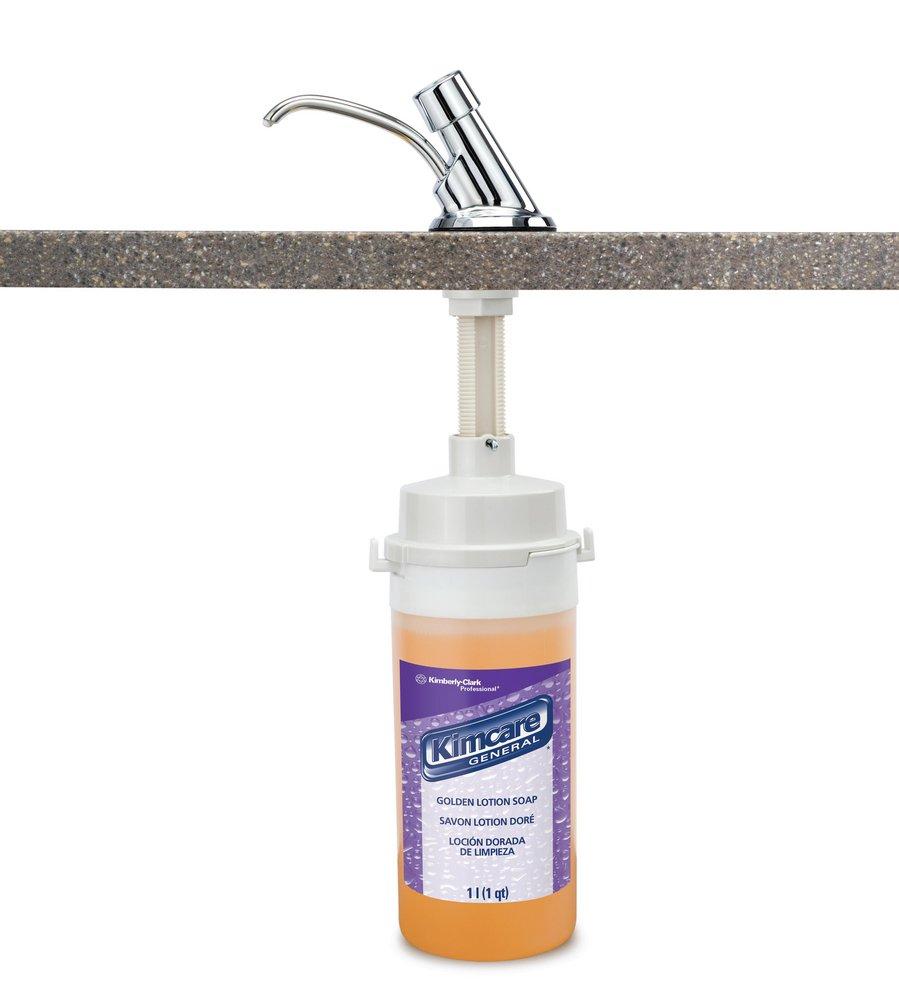 Kimberly Clark Chrome Plated Counter Mount Soap Dispenser 
