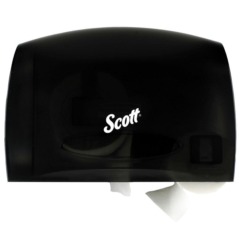 Scott&reg; Smoke Grey Jumbo Roll Tissue Dispenser 