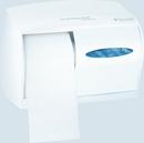 Kimberly Clark Pearl White 11 in. Double Jumbo Roll Tissue Dispenser 