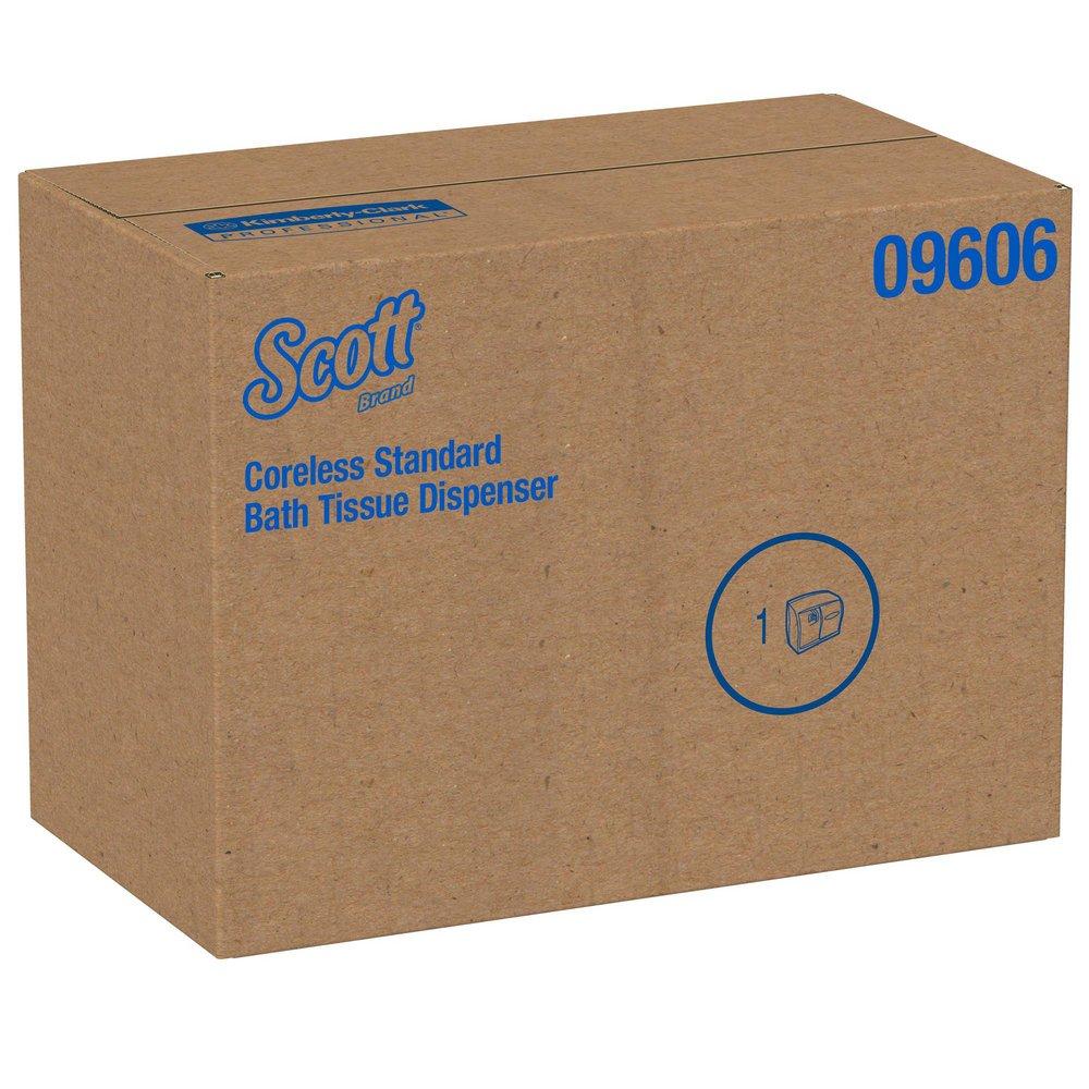 Scott® Stainless Steel 11-3/4 in. Double Jumbo Roll Tissue Dispenser 