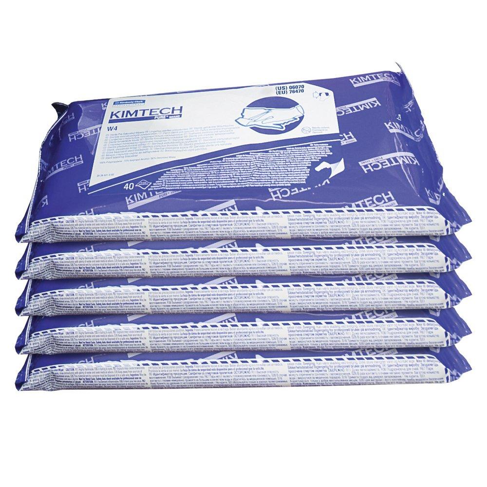 Kimtech&trade; White 9 x 11 in. Pre-Saturated Wiper in White 