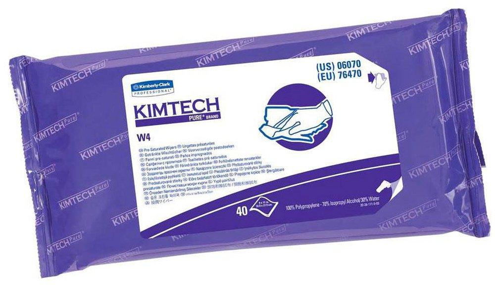 Kimtech&trade; White 9 x 11 in. Pre-Saturated Wiper in White 