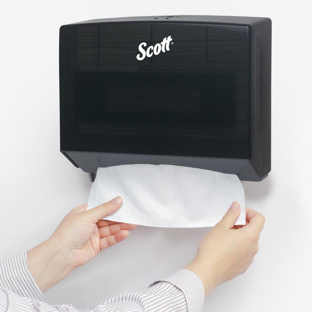 Scott&reg; Black Folded Towel Dispenser 