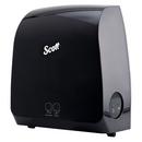 Scott&reg; Black Electric Hard Roll Towel Dispenser 