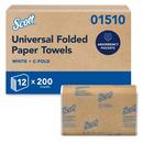 Scott&reg; White 200-Count 13-3/20 in. C-Fold Paper Towel (Case of 12) 