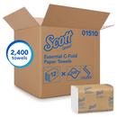 200-Count 13-3/20 in. C-Fold Paper Towel in White (Case of 12)