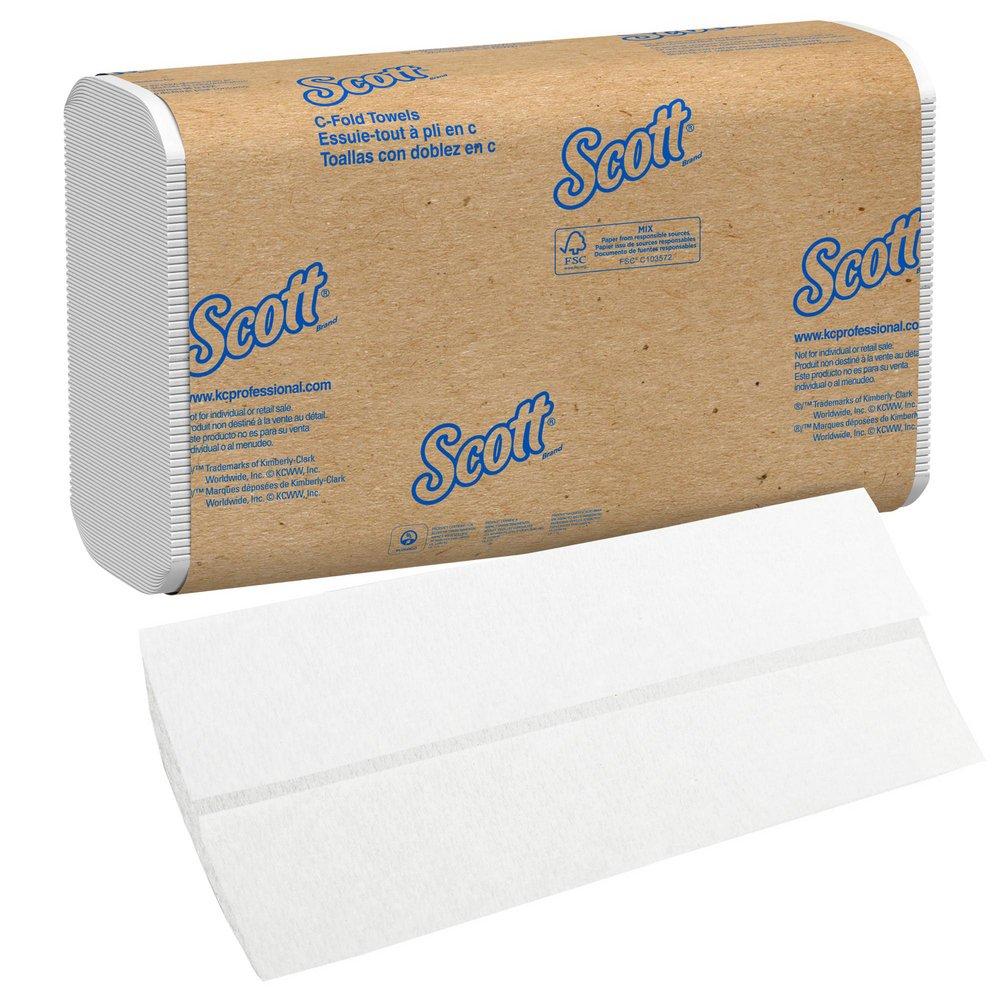 Scott® White 200-Count 13-3/20 in. C-Fold Paper Towel (Case of 12) 
