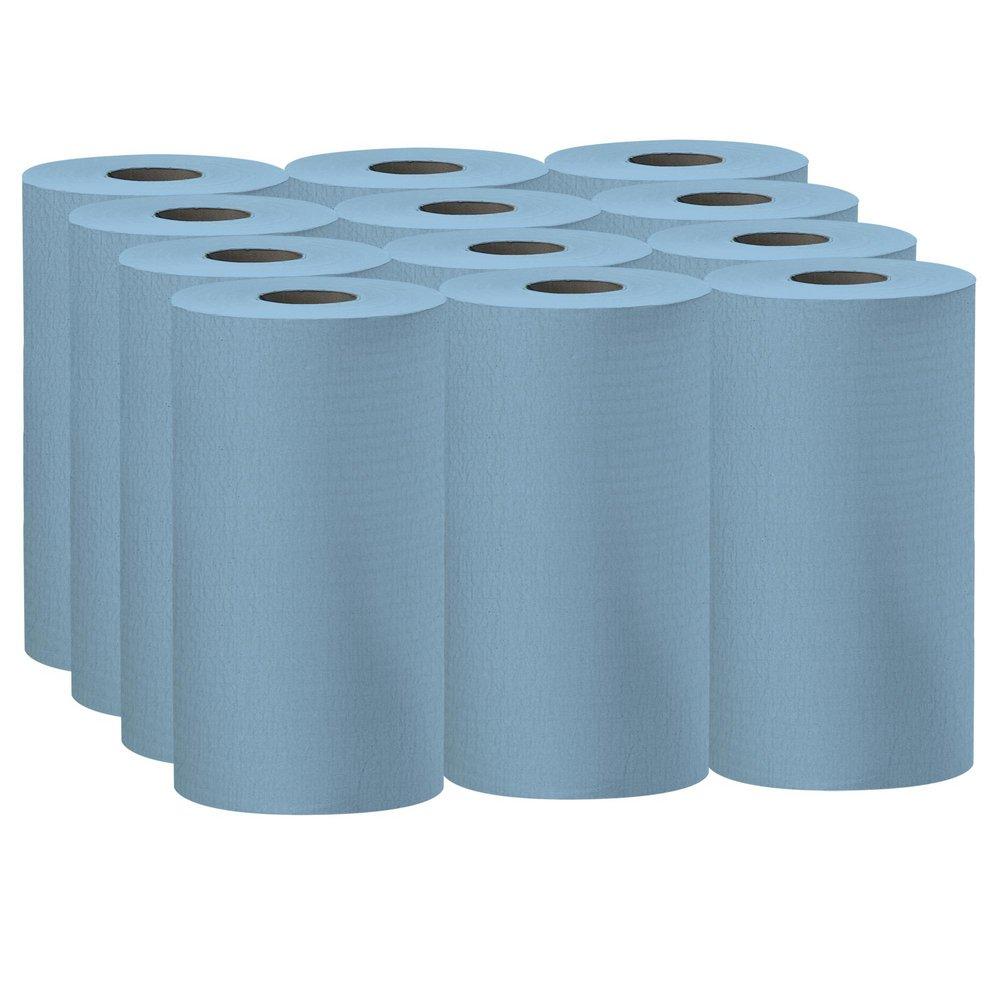 WypAll&reg; Blue 13-2/5 x 9-4/5 in. Small Wipes Roll in Blue 