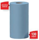 13-2/5 x 9-4/5 in. Small Wipes Roll in Blue (Case of 12)
