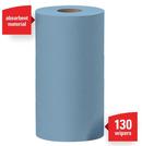WypAll&reg; Blue 13-2/5 x 9-4/5 in. Small Wipes Roll in Blue 