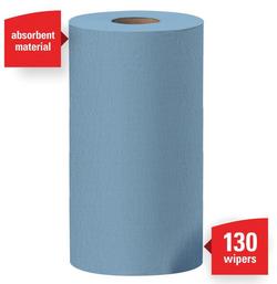 13-2/5 x 9-4/5 in. Small Wipes Roll in Blue (Case of 12)