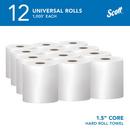 Scott&reg; White Hard Roll Towel in White (Case of 12) 