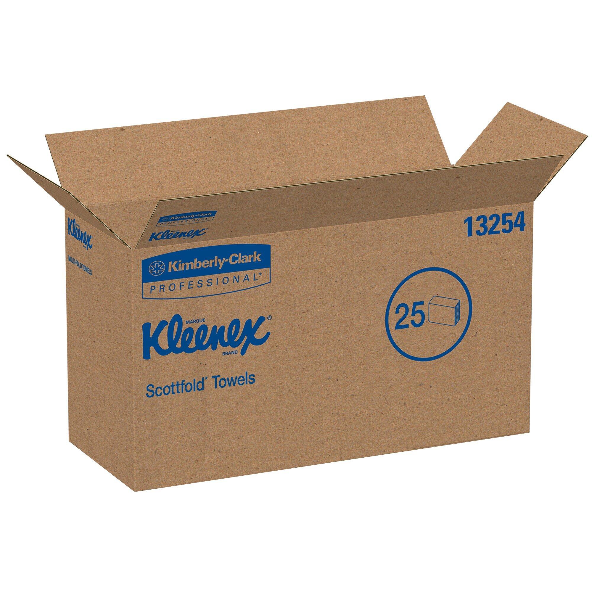 Kleenex&reg; White 120-Count ScottFold Multi-Fold Paper Towel in White (Case of 25) 