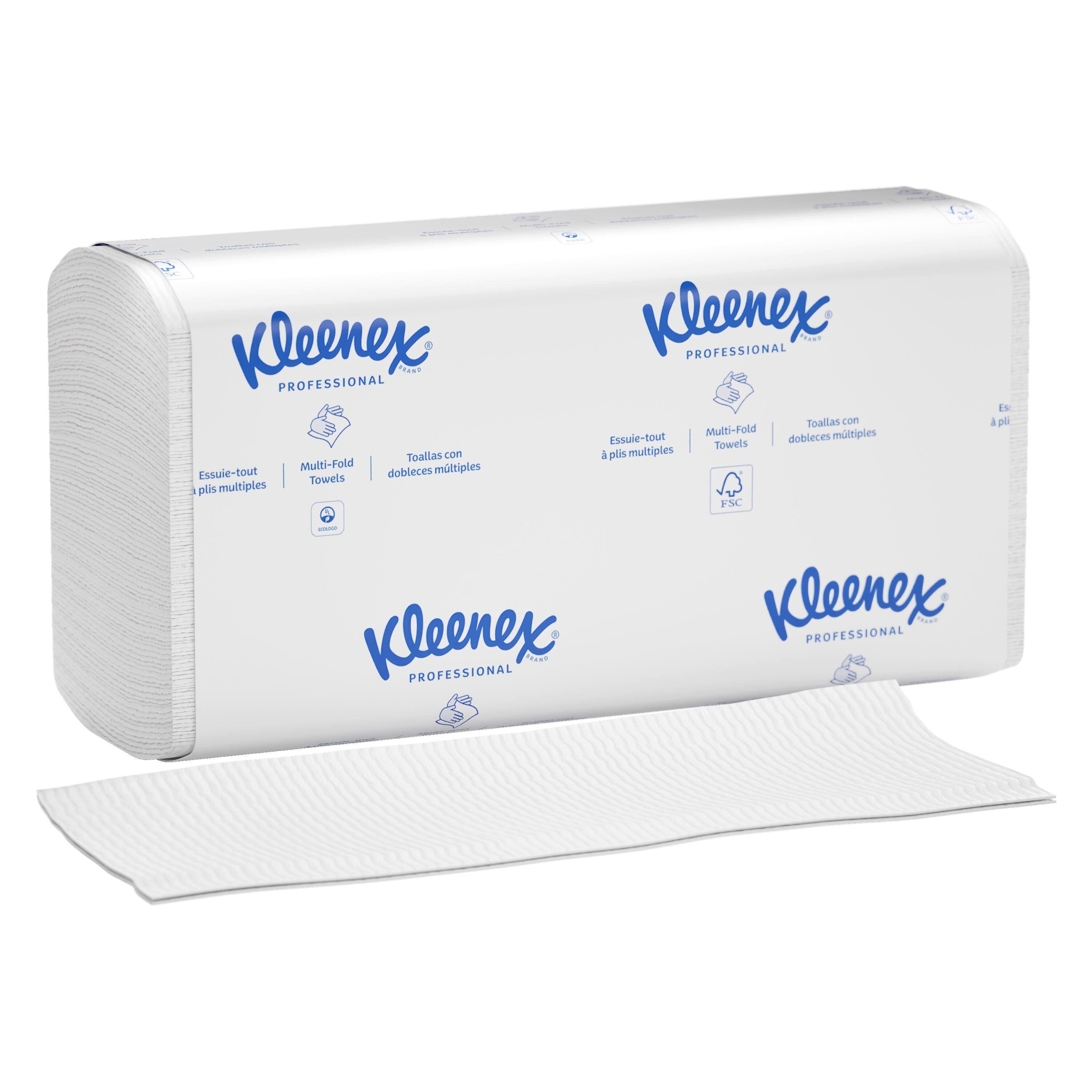 Kleenex&reg; White 120-Count ScottFold Multi-Fold Paper Towel in White (Case of 25) 