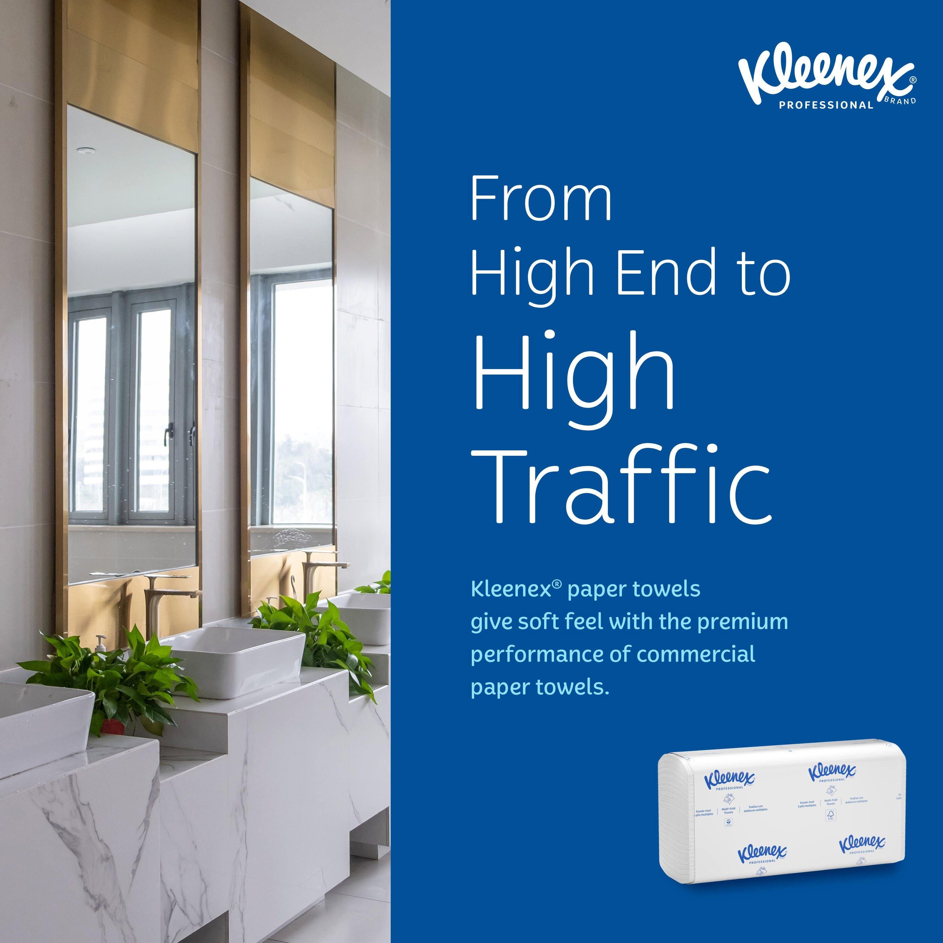 Kleenex&reg; White 120-Count ScottFold Multi-Fold Paper Towel in White (Case of 25) 