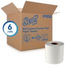Scott&reg; White Roll Control Center-Pull Towel in White (Case of 6) 