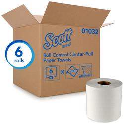 12 in. Roll Control Center-Pull Towel in White (Case of 6)