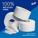 Kimberly-Clark Professional&trade; White 3-27/100 in. Recycled Fiber 2-Ply Essential Jumbo Roll Toilet Tissue in White (Case of 12) 