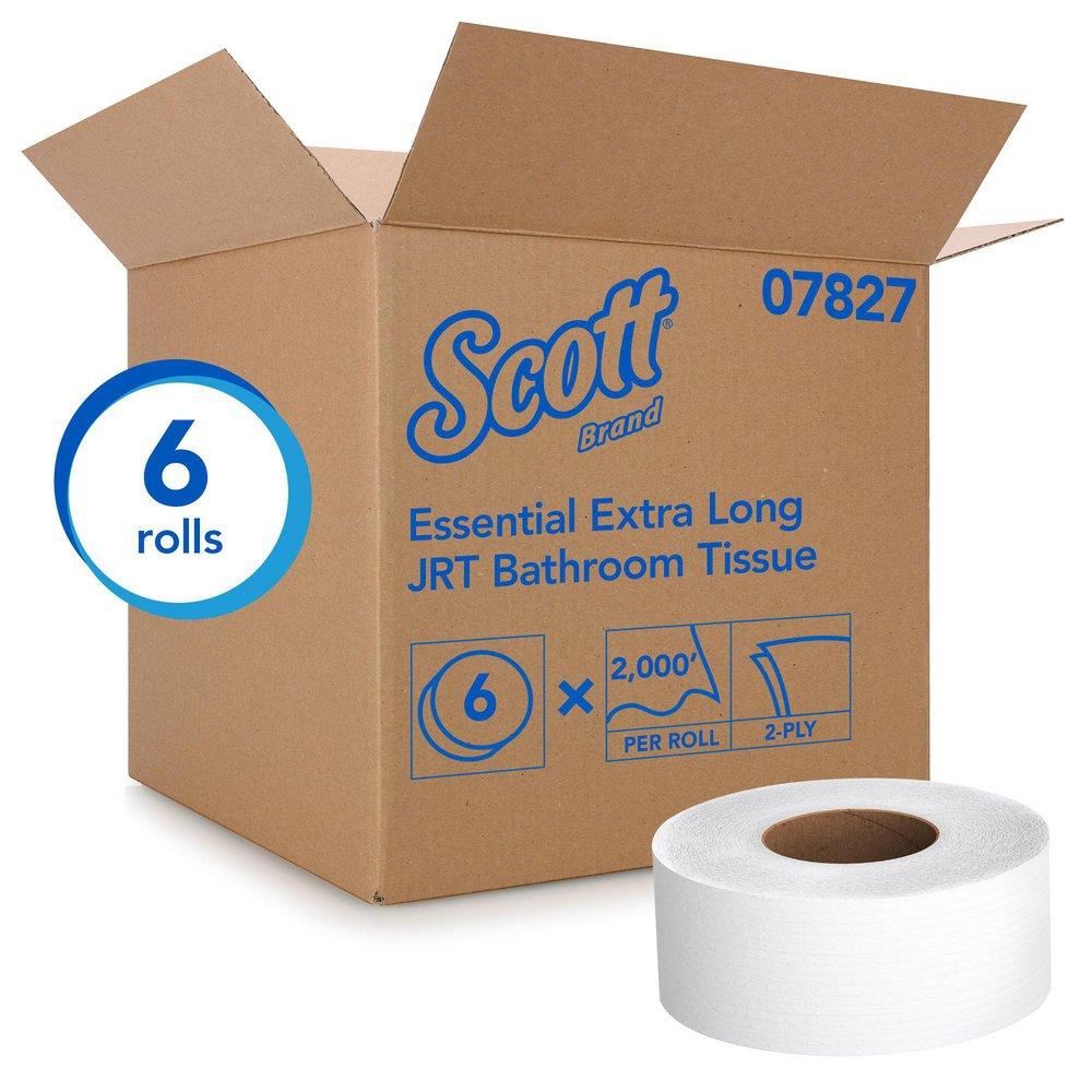 Scott&reg; White 3-11/20 in. Bathroom Tissue in White (Case of 6) 
