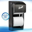 Scott&reg; White 4-1/10 in. Recycled Fiber 2-Ply Essential Standard Roll Toilet Tissue in White (Case of 80) 