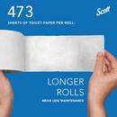 Kimberly-Clark Professional&trade; White 4-1/10 in. Recycled Fiber 2-Ply Essential Standard Roll Toilet Tissue in White (Case of 80) 
