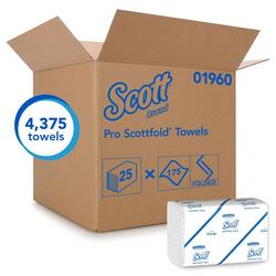 175-Count 7-4/5 in. ScottFold Multi-Fold Paper Towel in White (Case of 25)
