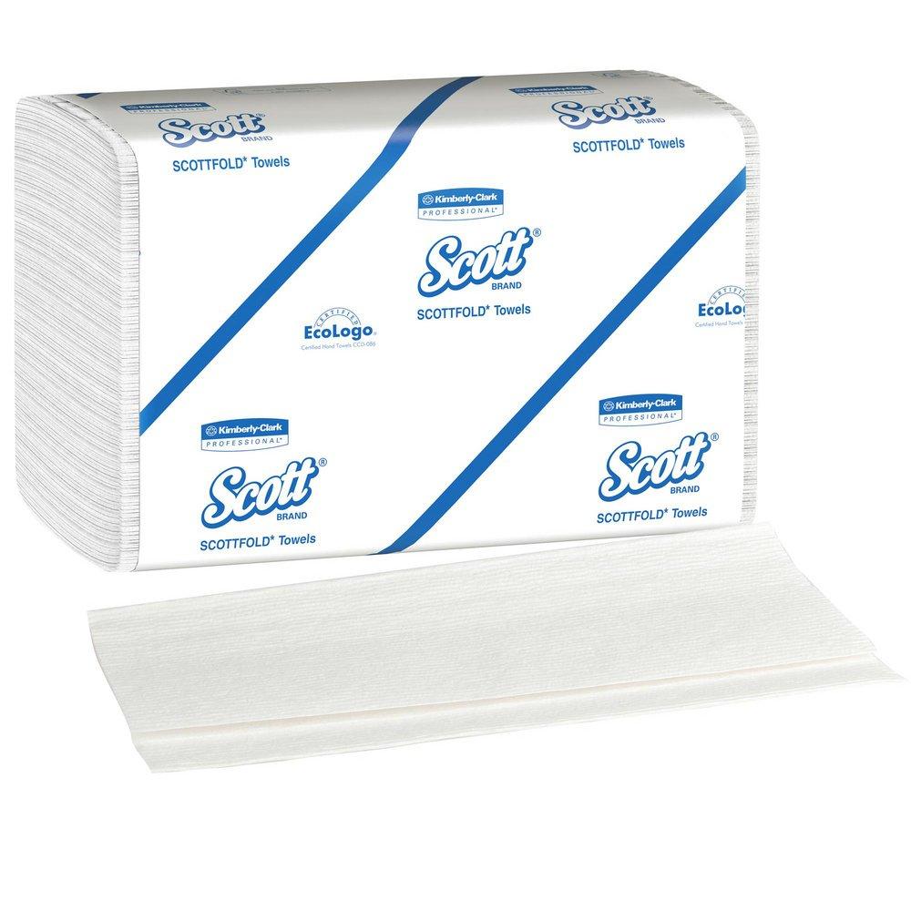 Scott&reg; White 175-Count 12-2/5 in. Multifold Towel (Case of 25) 
