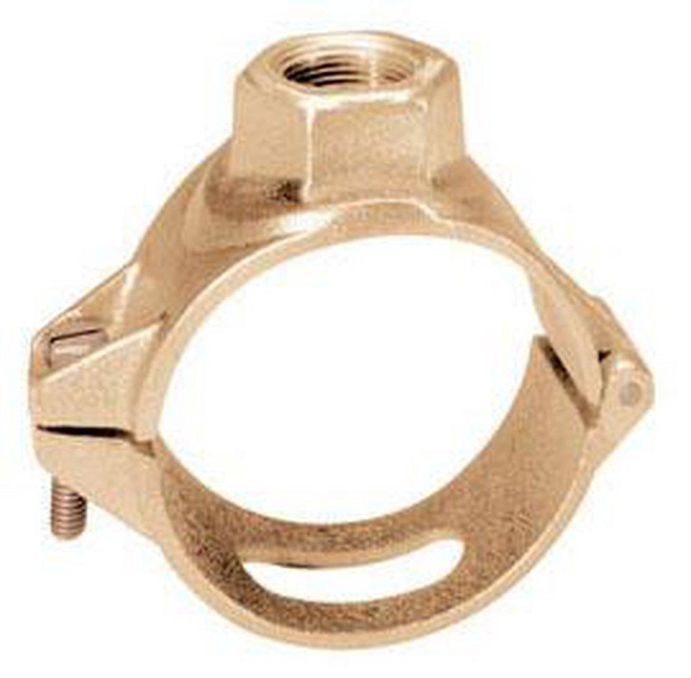 Ford Meter Box 3 in. IPS Double Strap PVC Brass Saddle 