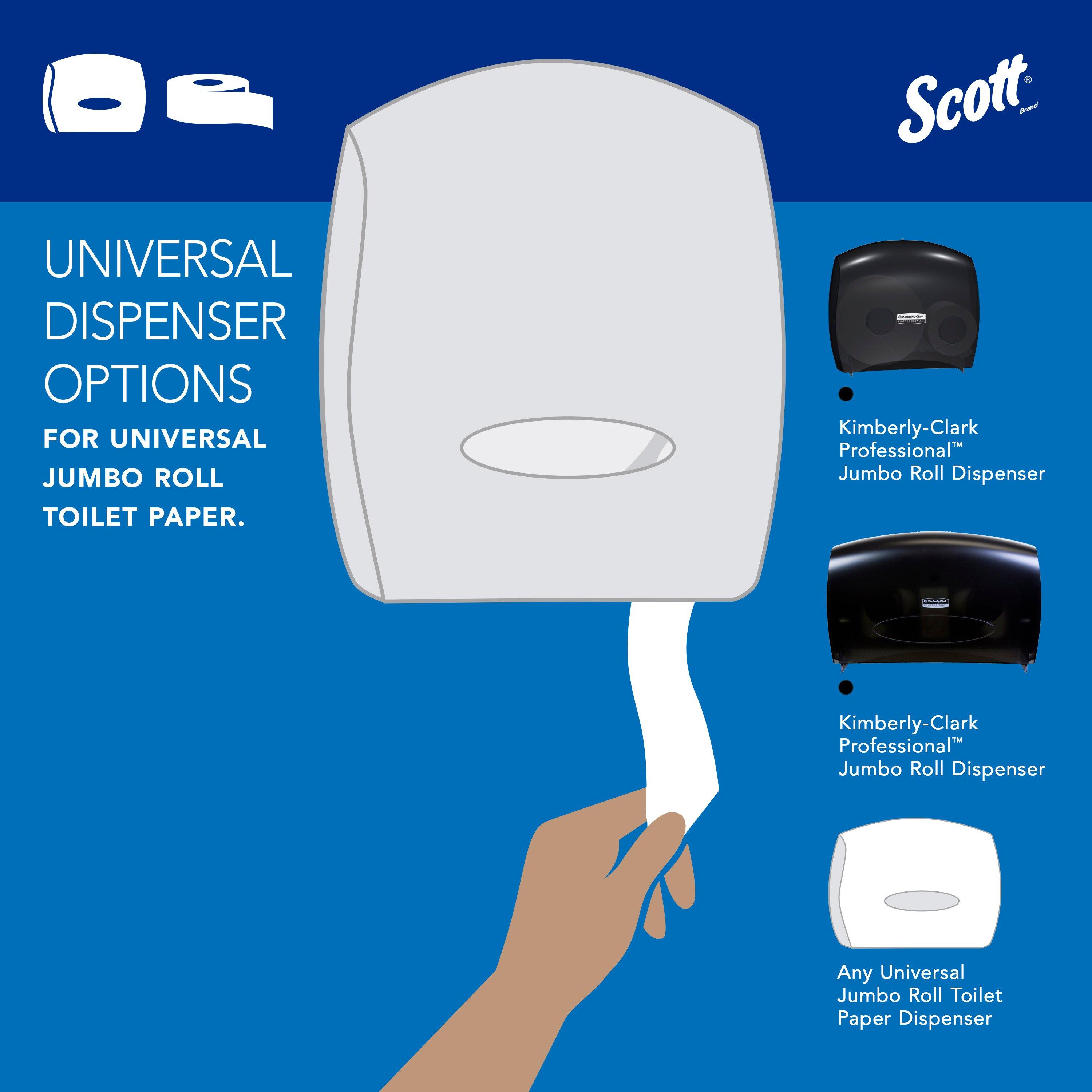 Scott&reg; White 2-Ply 12-Pack Jumbo Bath Tissue in White 