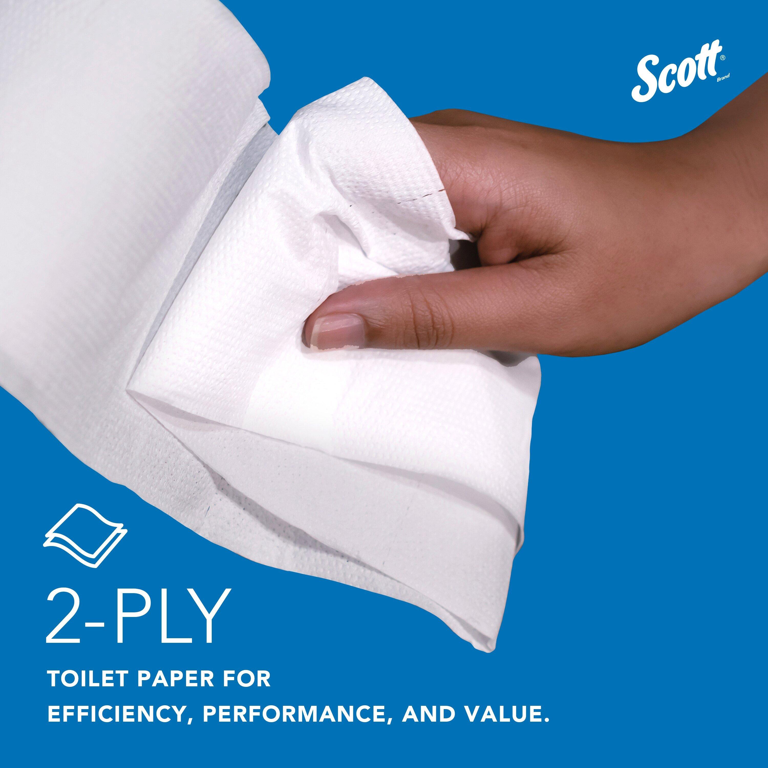 Kimberly-Clark Professional&trade; White 2-Ply 12-Pack Jumbo Bath Tissue in White 