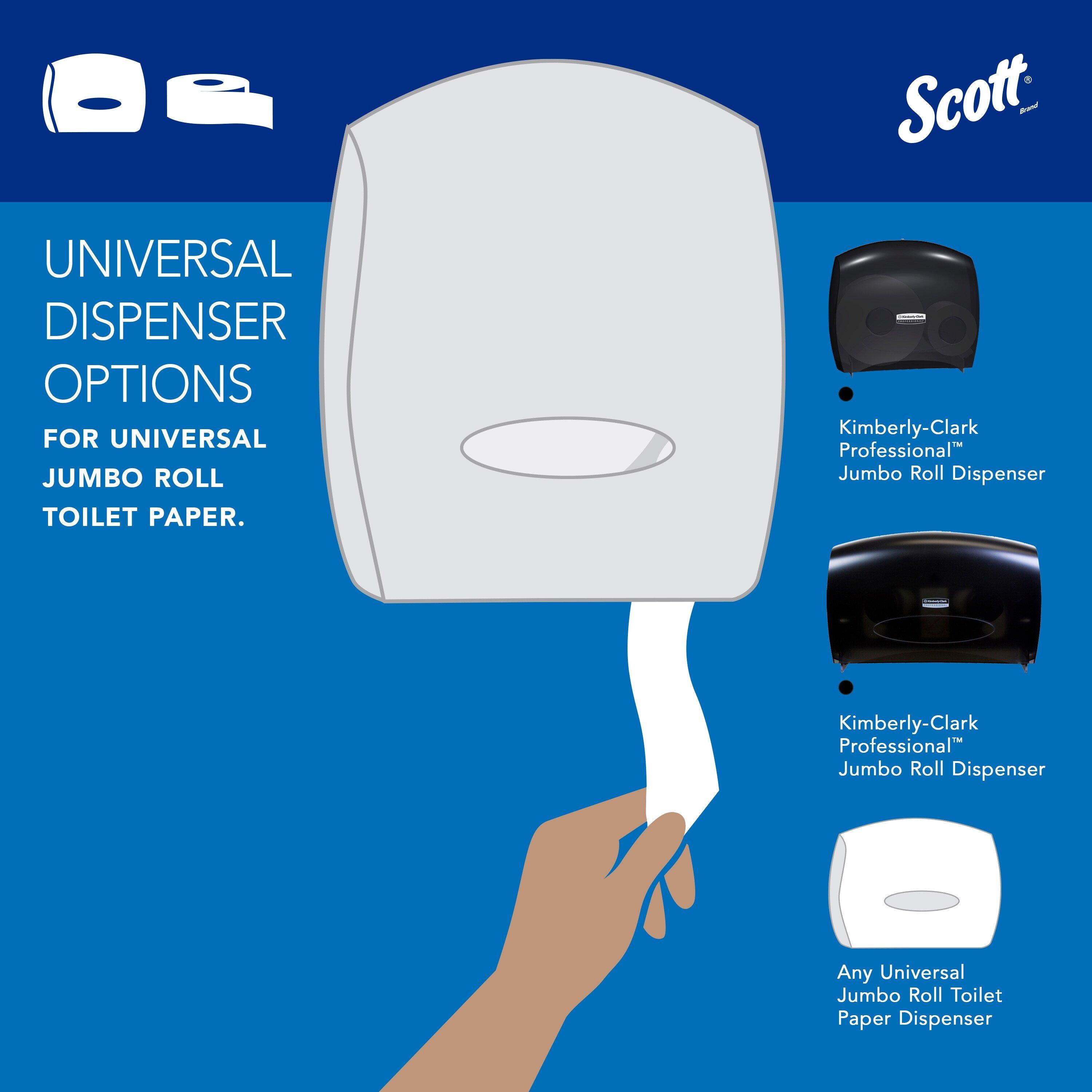 Kimberly-Clark Professional&trade; White 2-Ply 12-Pack Jumbo Bath Tissue in White 