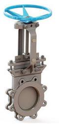 3 x 6 in. 150 psi 304L Stainless Steel Yoke Knife Gate Valve with Bidirectional Bubble-Tight Shut-Off Style