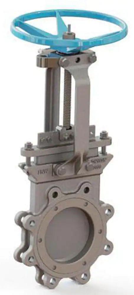 FNW&reg; 4-3/4 in. 150 psi Stainless Steel Knife Gate Valve Hand Wheel 