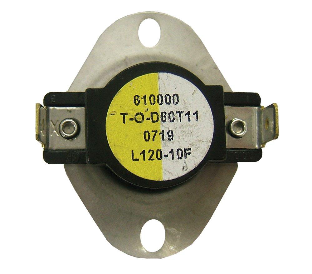 Supco Black 240V General Purpose Thermostat Limit Control Switch 