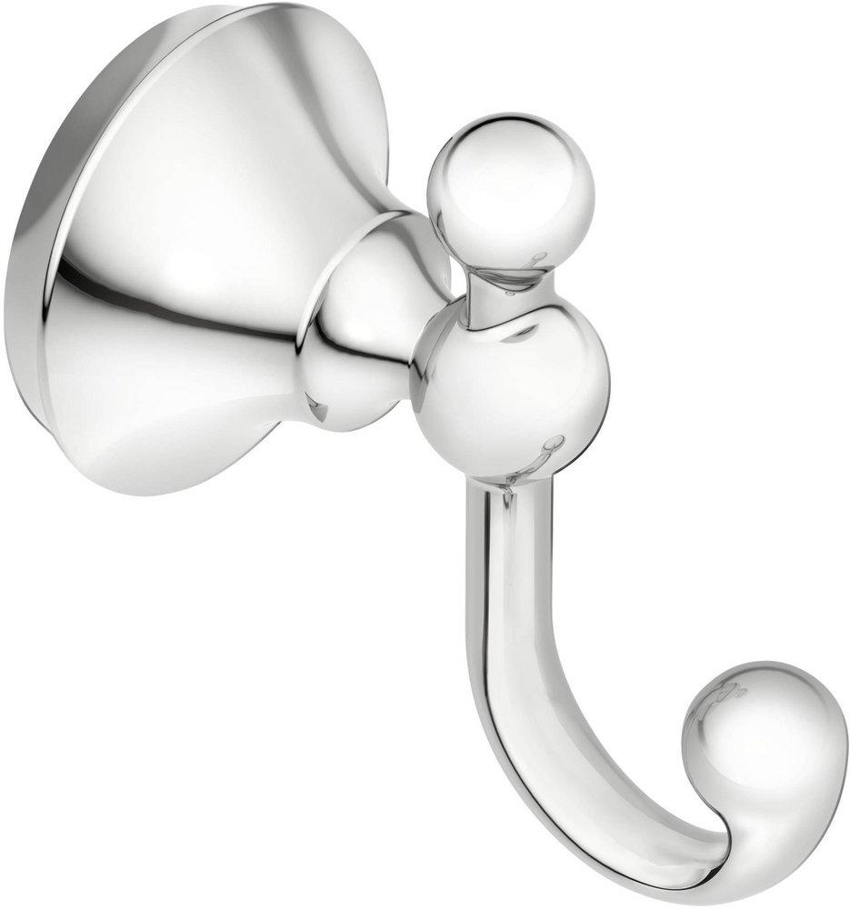 Moen Polished Chrome 2 Robe Hook 