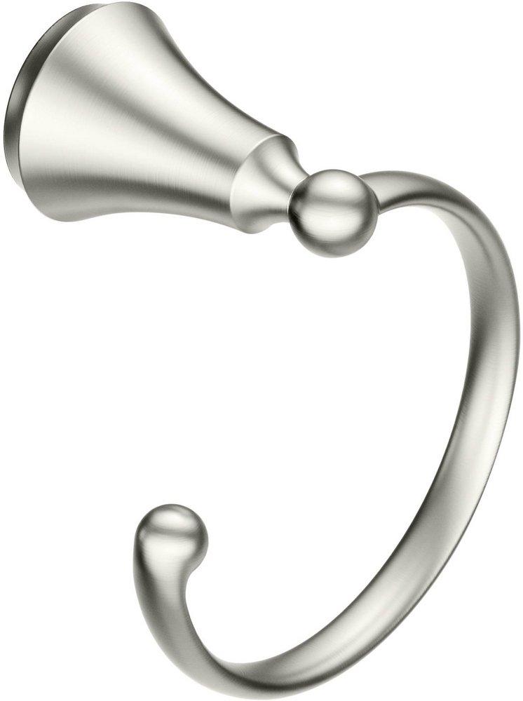 Moen Brushed Nickel Round Open Towel Ring 