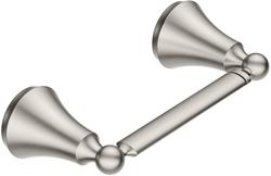 Wall Mount Toilet Tissue Holder in Brushed Nickel