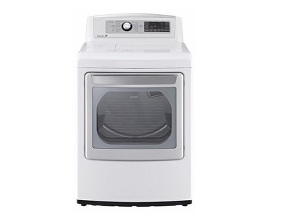 LG Electronics White 28-3/8 in. 7.4 cf Ultra Large Front Load Dryer 