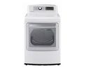 LG Electronics White 28-3/8 in. 7.4 cf Ultra Large Front Load Dryer 