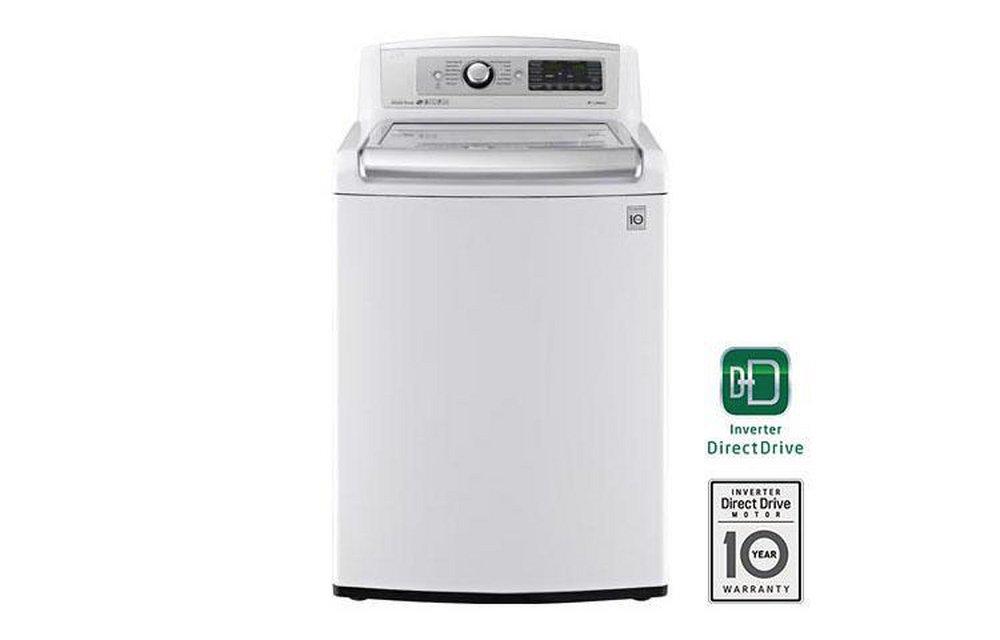 LG Electronics White 5.2 cf High Efficiency Top Load Washer in White 