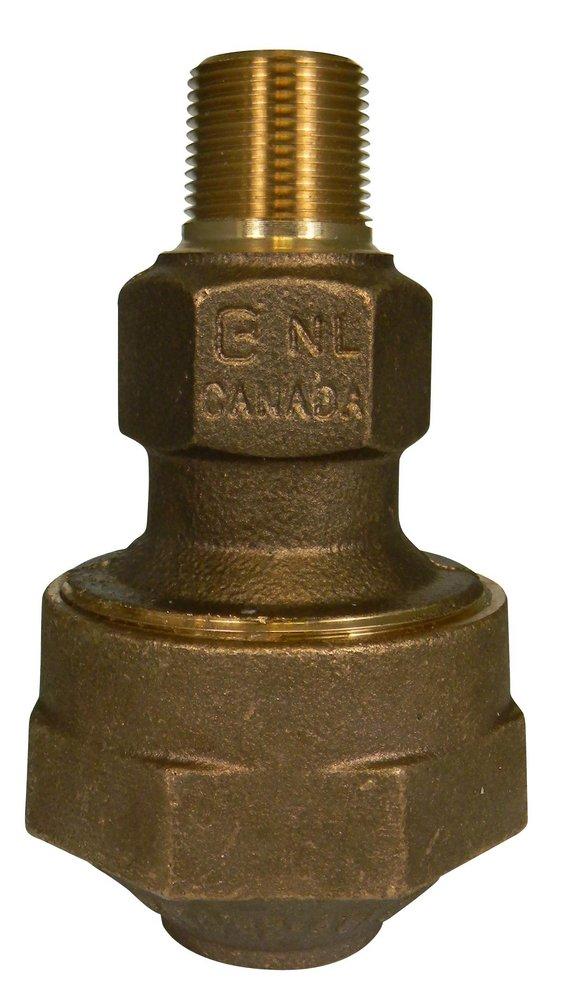 A.Y. McDonald MNPT Brass Straight Coupling 