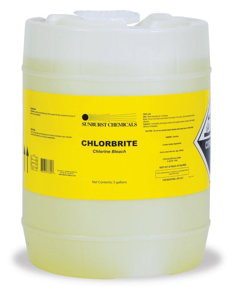 Sunburst Chemicals Yellow Pail Chlorine Bleach 