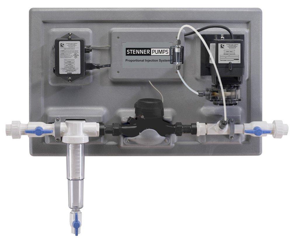 Stenner Plastic and Stainless Steel Proportional Injection System 