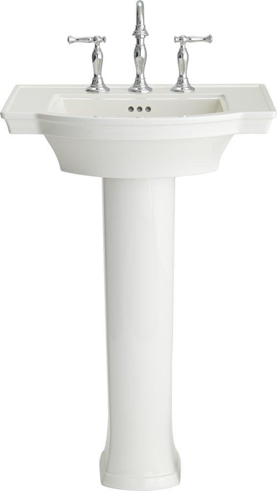 American Standard White Pedestal Bathroom Sink 