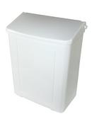 10-5/8 x 9 x 4-5/8 in. Plastic Sanitary Napkin Receptor in White