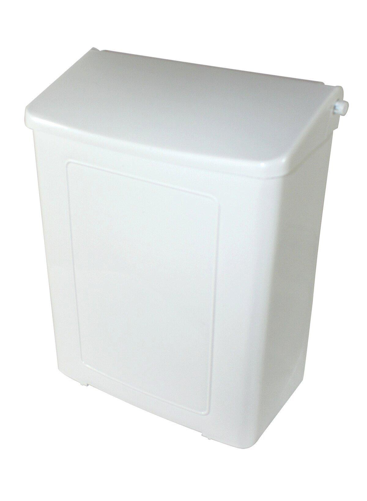 Impact Products White 10-5/8 x 9 x 4-5/8 in. Plastic Sanitary Napkin Receptor 