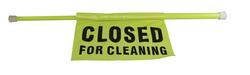 Closed For Cleaning Safety Pole