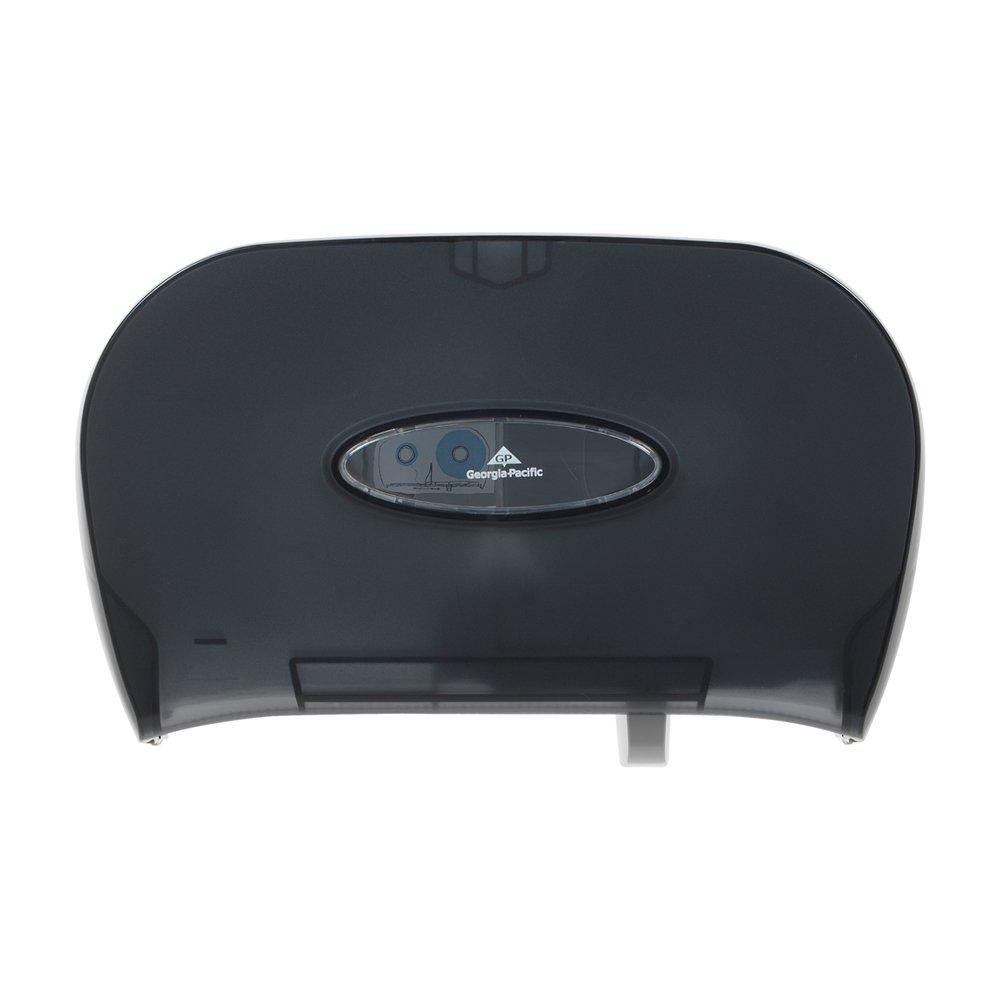 Georgia-Pacific Smoke Double Roll Slip x Slip Tissue Dispenser 